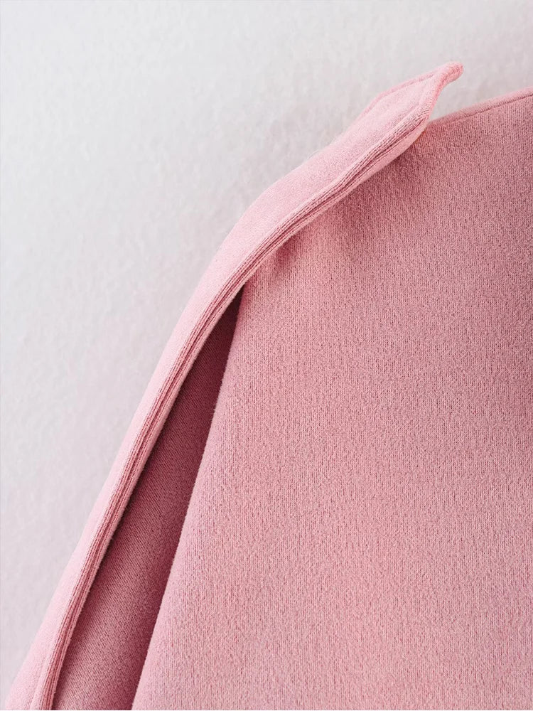 Bomber Jacket Spring Oversize Solid Bomber Coat