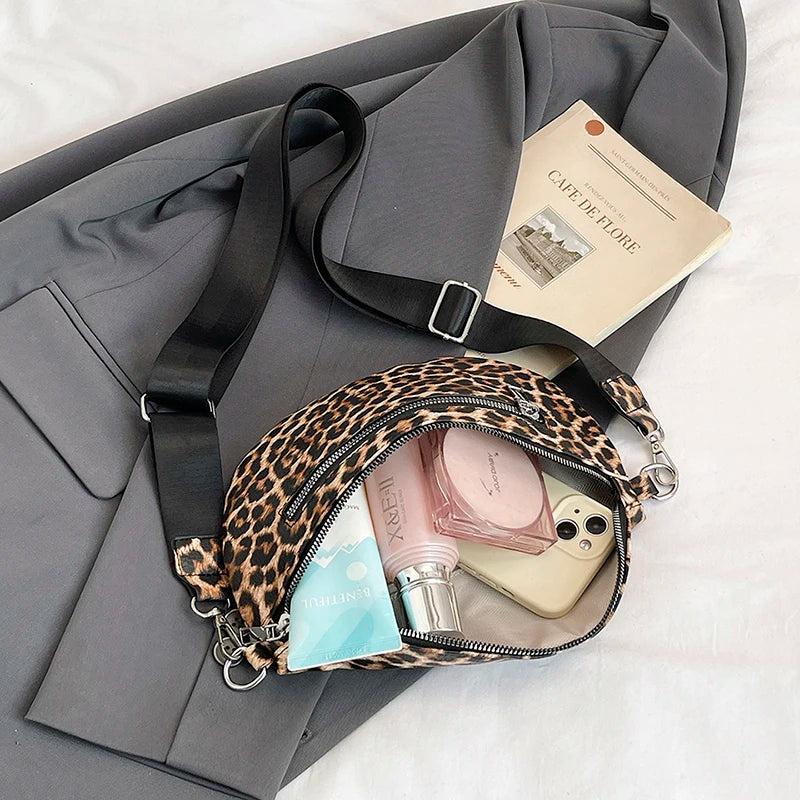 Woman Chest Pack Fashion Leopard Print