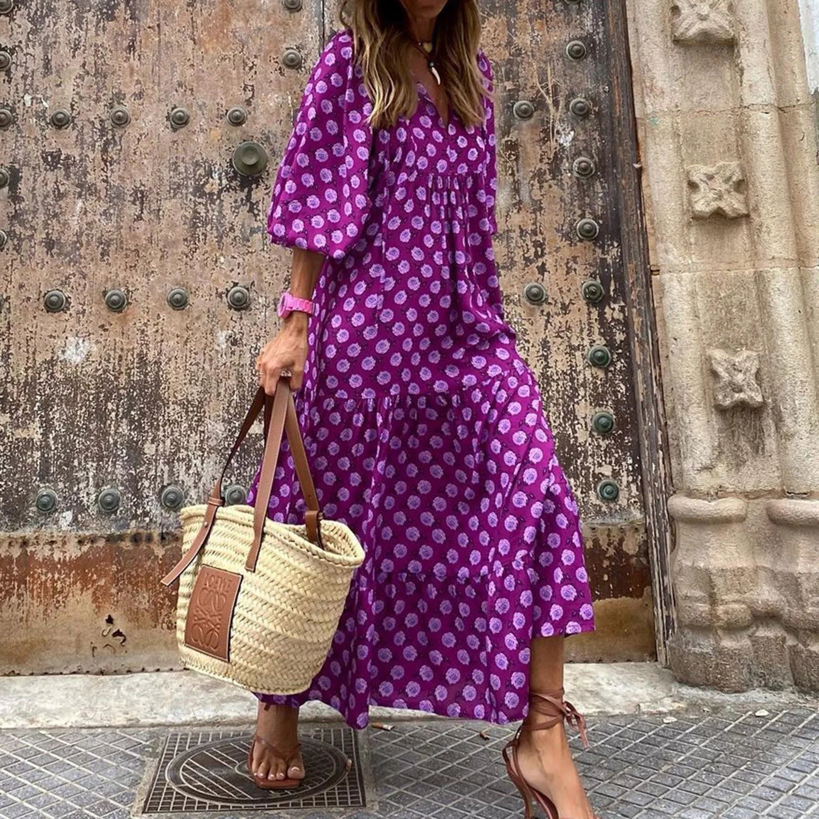 Vestido boemio y casual