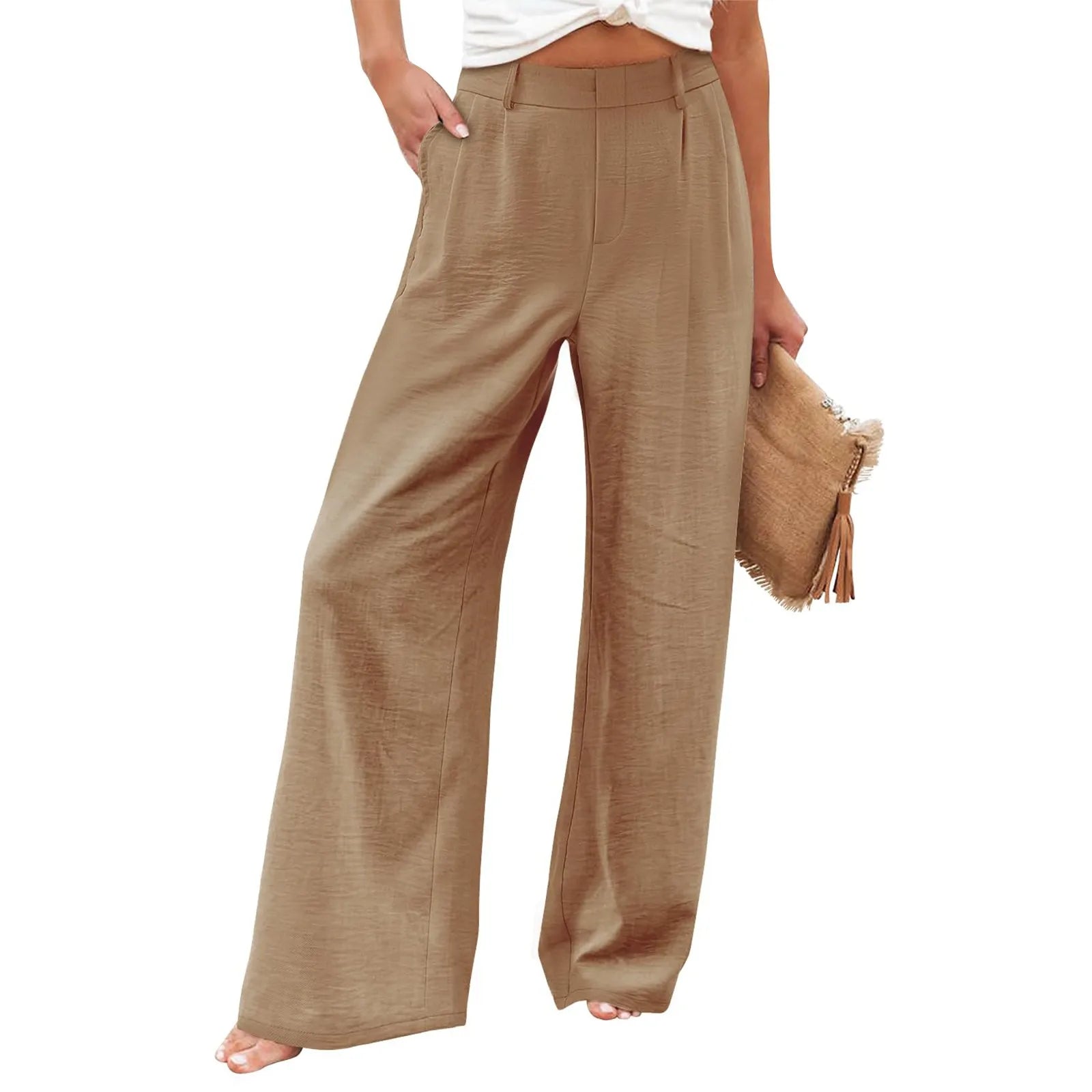 Women's Wide Leg Pants High Elastic