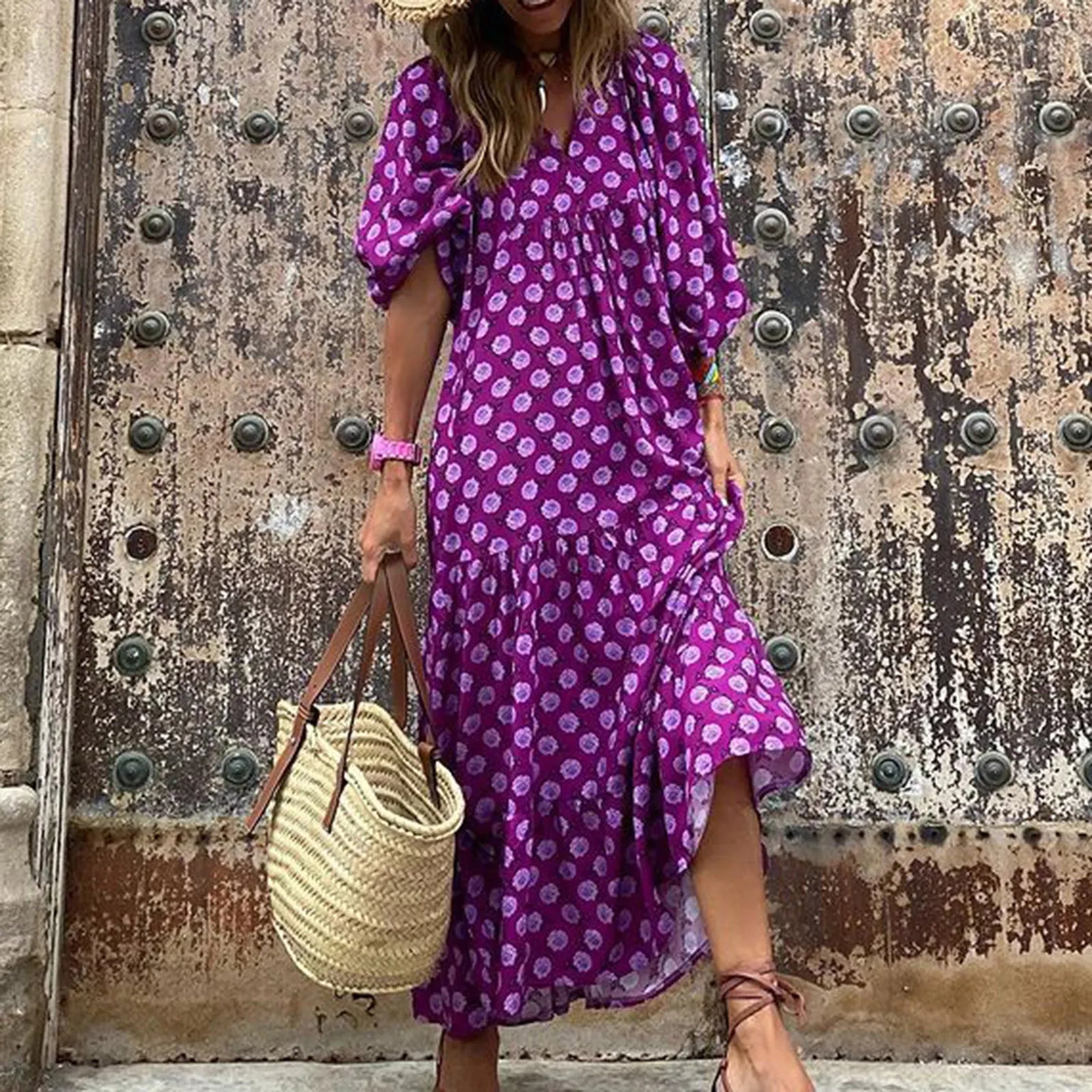 Vestido boemio y casual