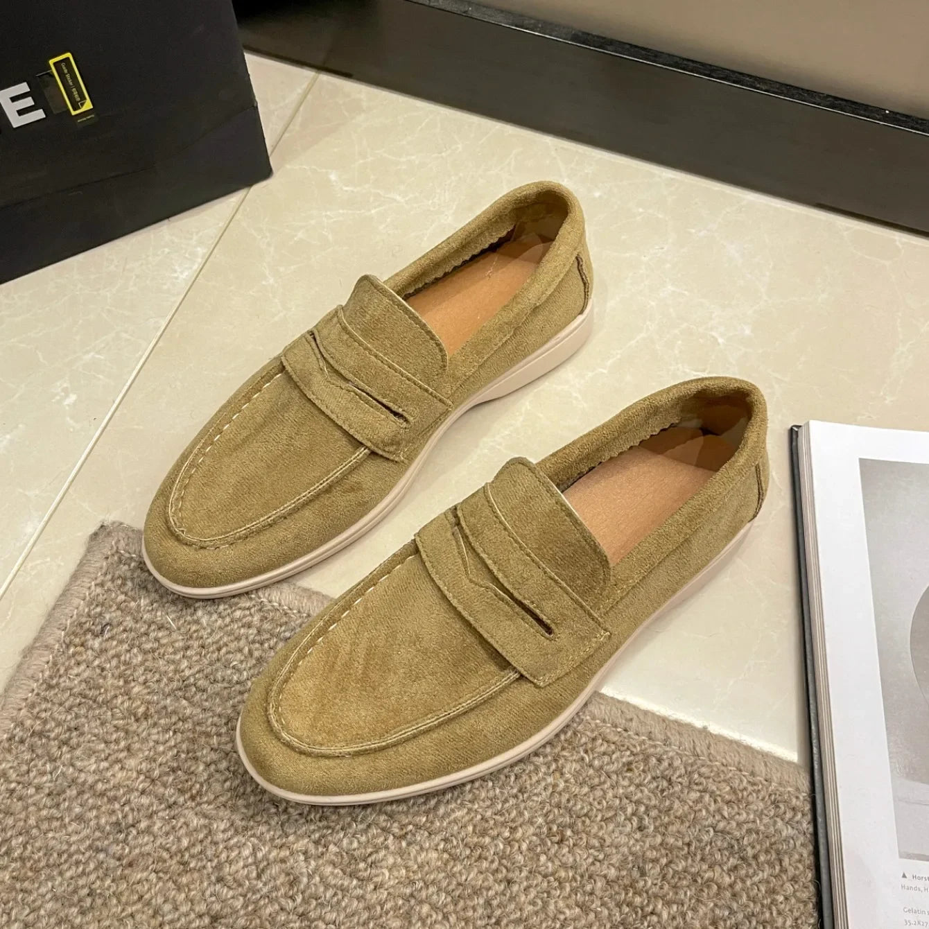 Zapatillas para mujer elegantes y cómodas Comfortable Low Top Shoes Solid Color High Quality Simple Flat Women's Shoes