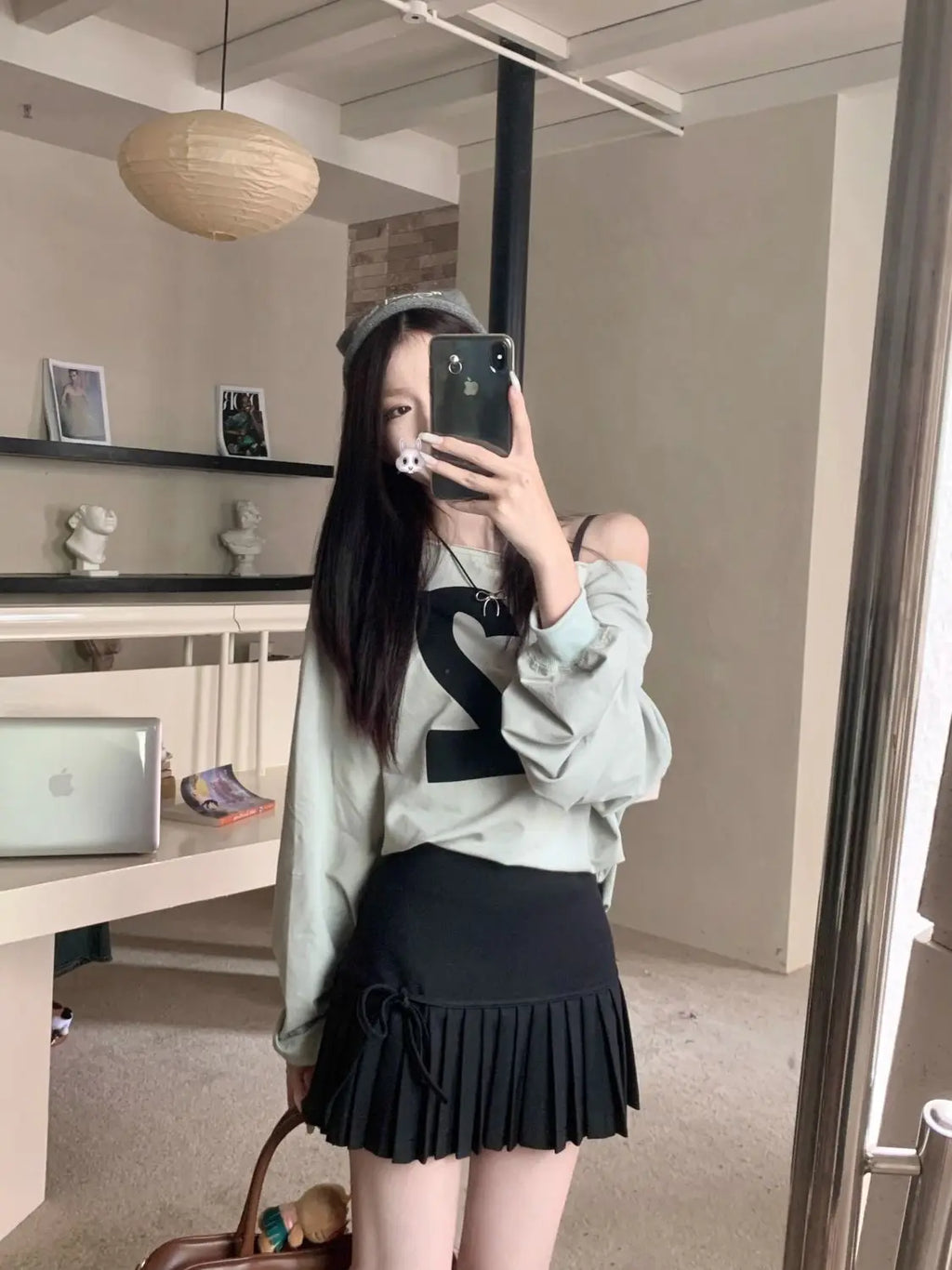 Women Summer Anti-Light Polyester Pleated Skirts