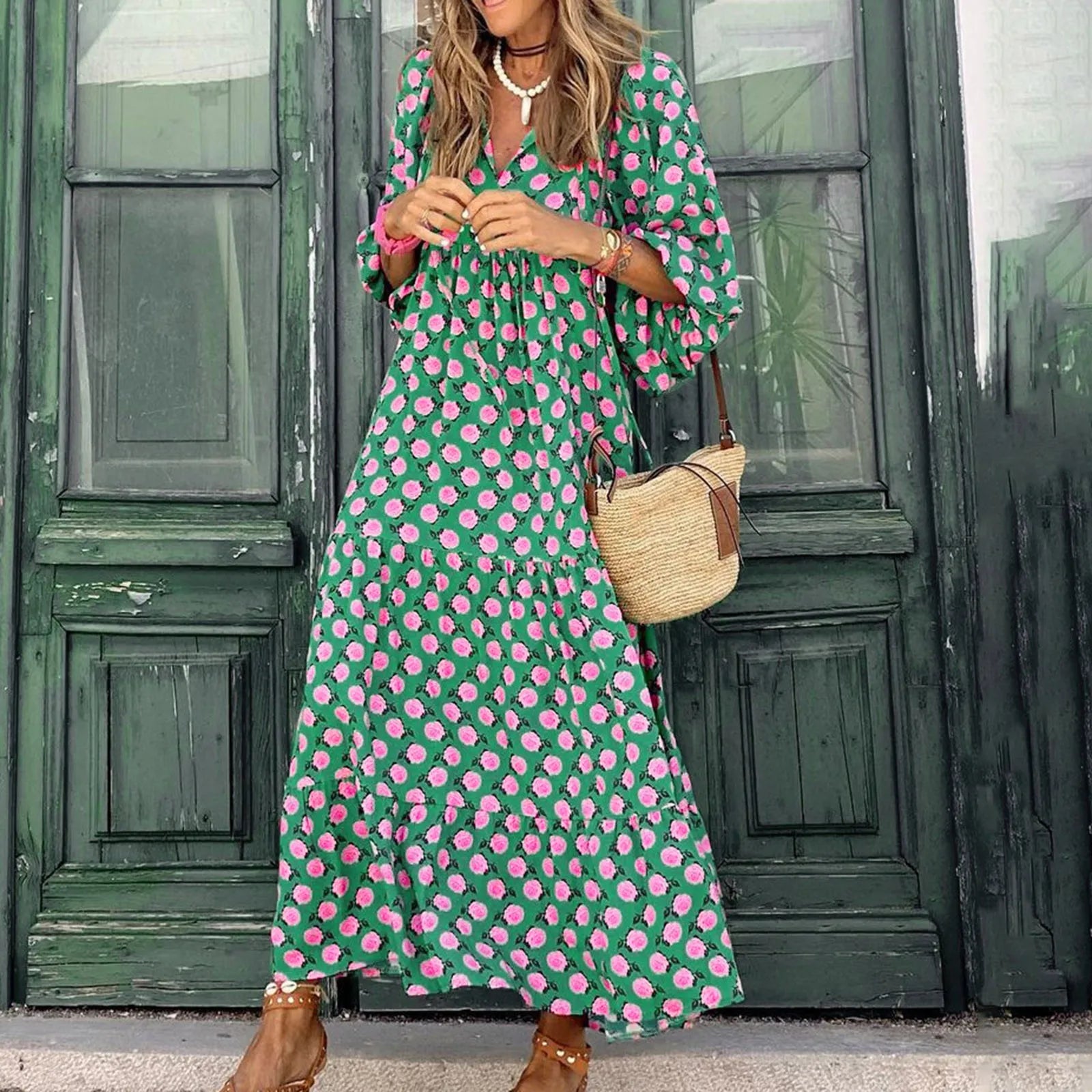Vestido boemio y casual