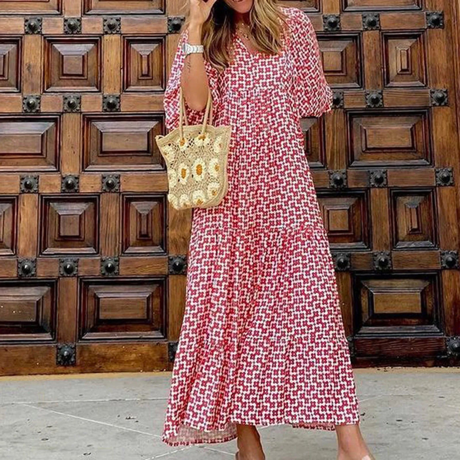 Vestido boemio y casual