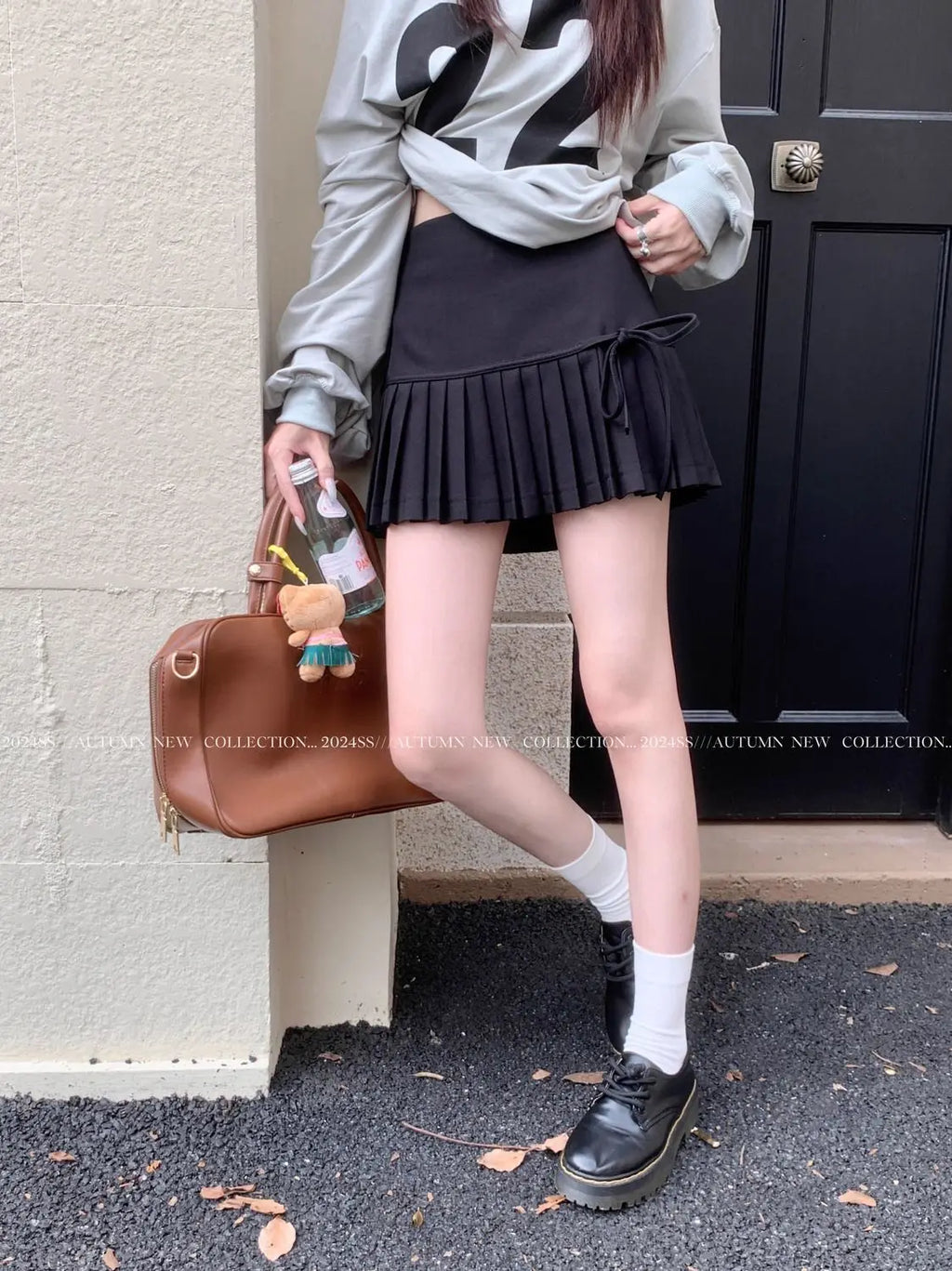 Women Summer Anti-Light Polyester Pleated Skirts