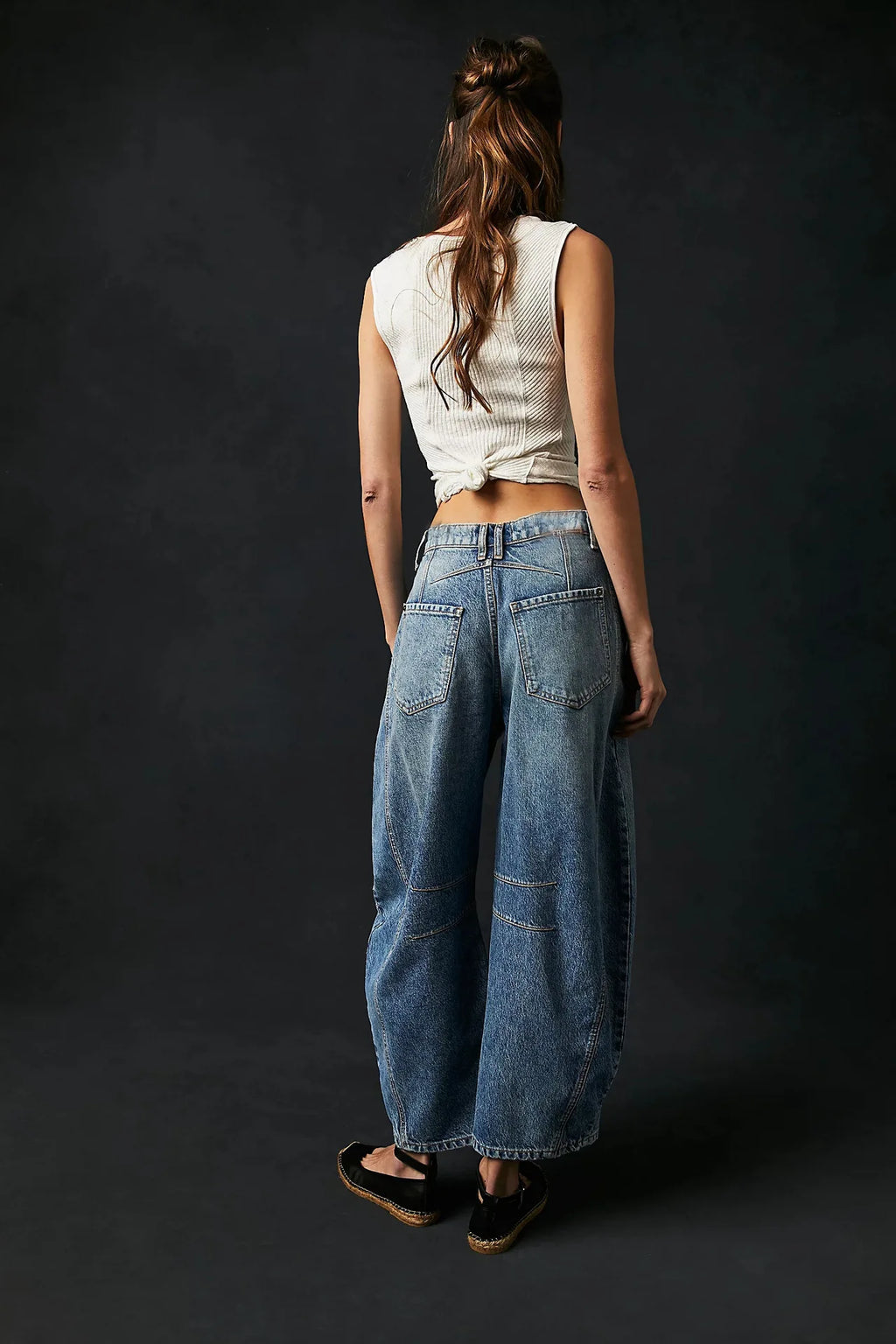 Cotton Denim Long Jeans For Women