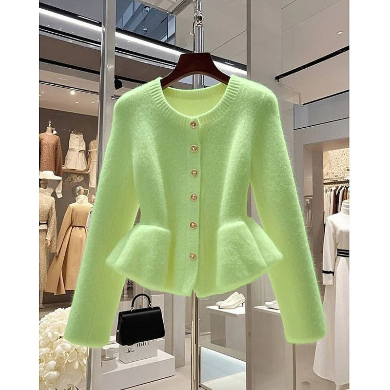 Women's Cardigan Jacket New.Cardigan elegante con botones