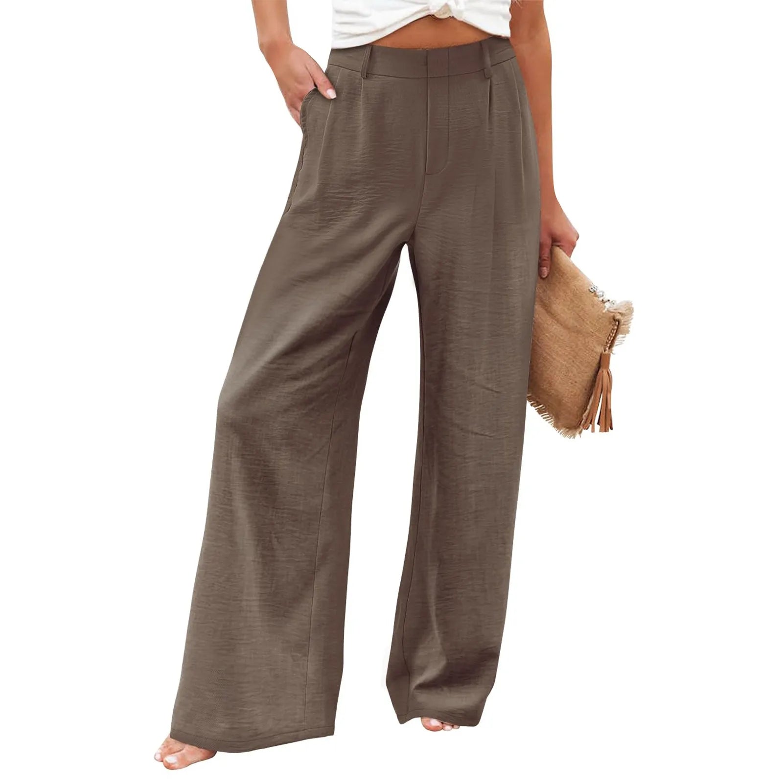 Women's Wide Leg Pants High Elastic