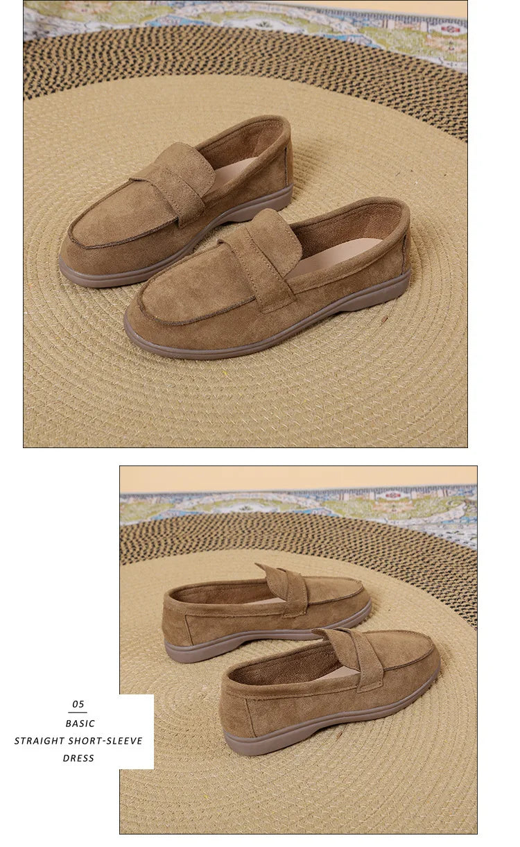 Zapatillas para mujer cómodas y elegantes  comfortable and versatile flat loafers Woman Casual Lightweight