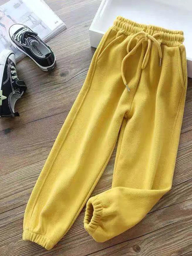 Pantalones de mujer para invierno.       Pants Fashion Casual Soild Color Leggings