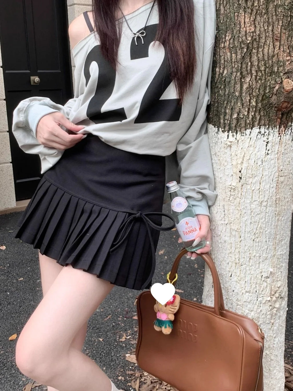 Women Summer Anti-Light Polyester Pleated Skirts