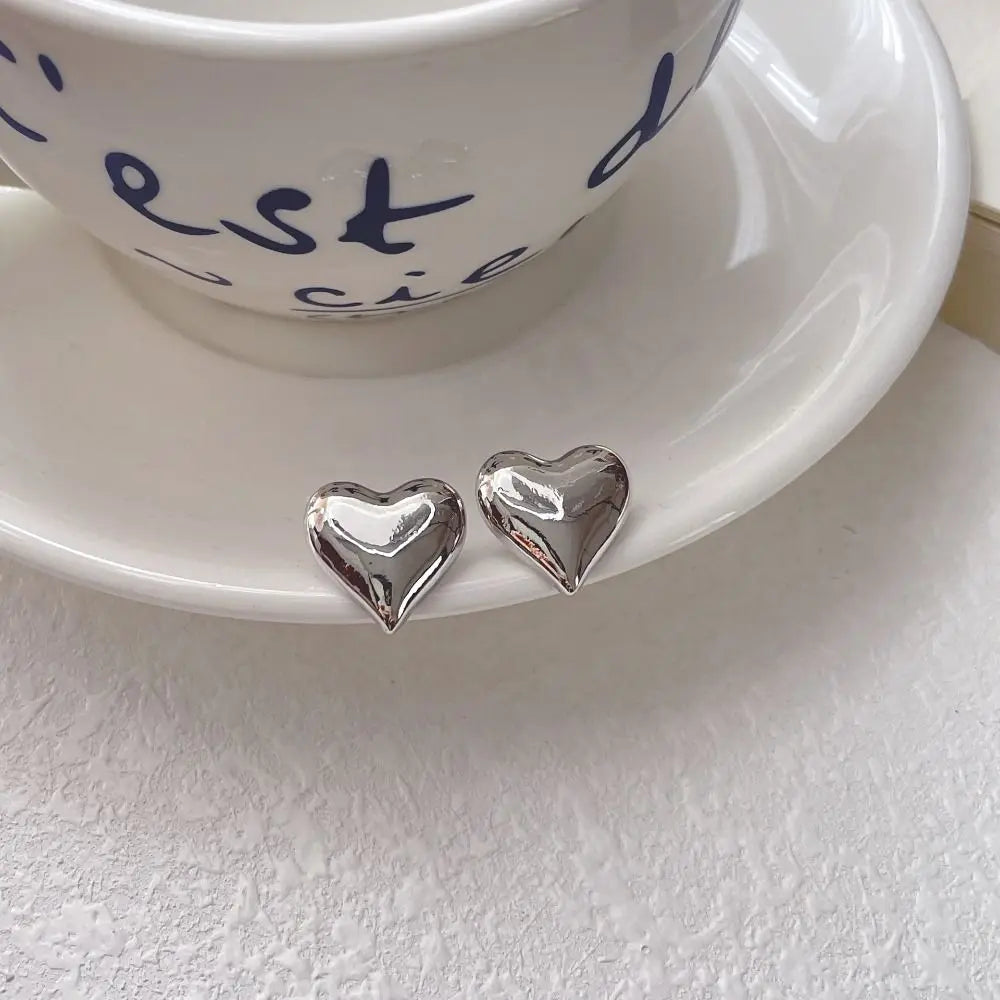 Pendientes en forma de corazón
